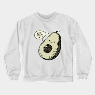 Cheerful Avocado Crewneck Sweatshirt